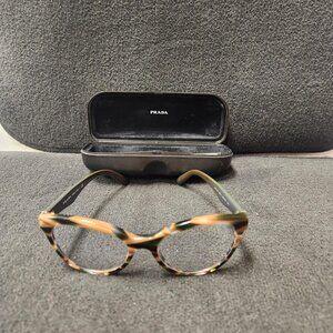 Prada PR 29RV Brown Havana Frame/Composite Lens Women's Cat Eye Eyeglasses